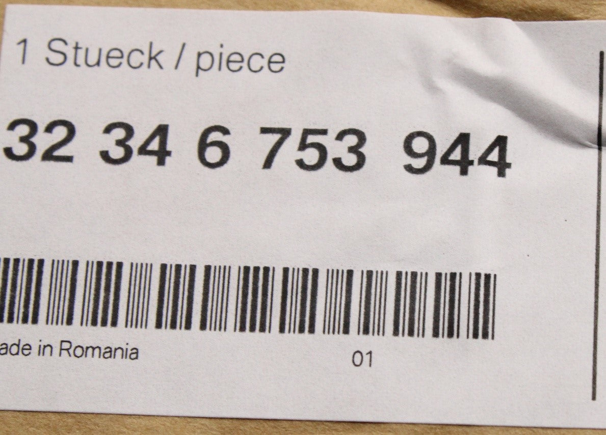 BMW E46 1997-2005 sports leather steering wheel (black) 32346753944