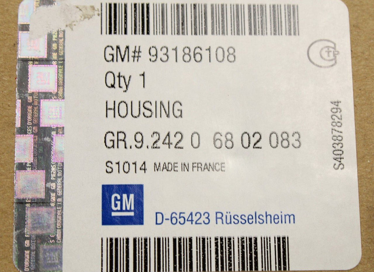 Vauxhall Zafira B 2005-2015 air distribution housing 93186108