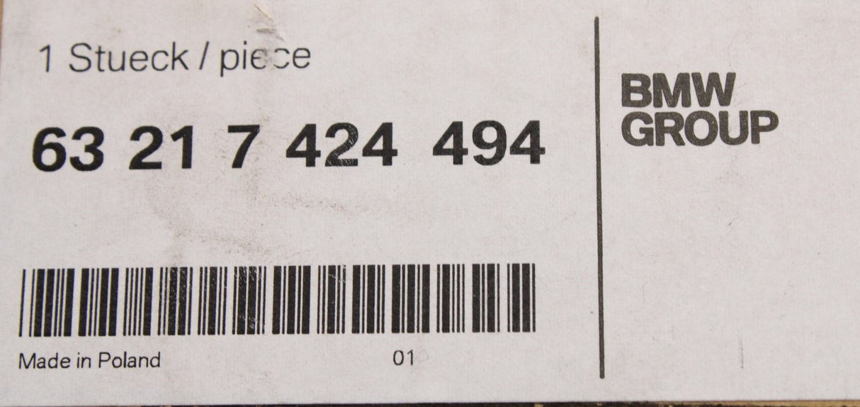 BMW 1 series F20 F21 15-16 tail light trim (rear left outer) 63217424494