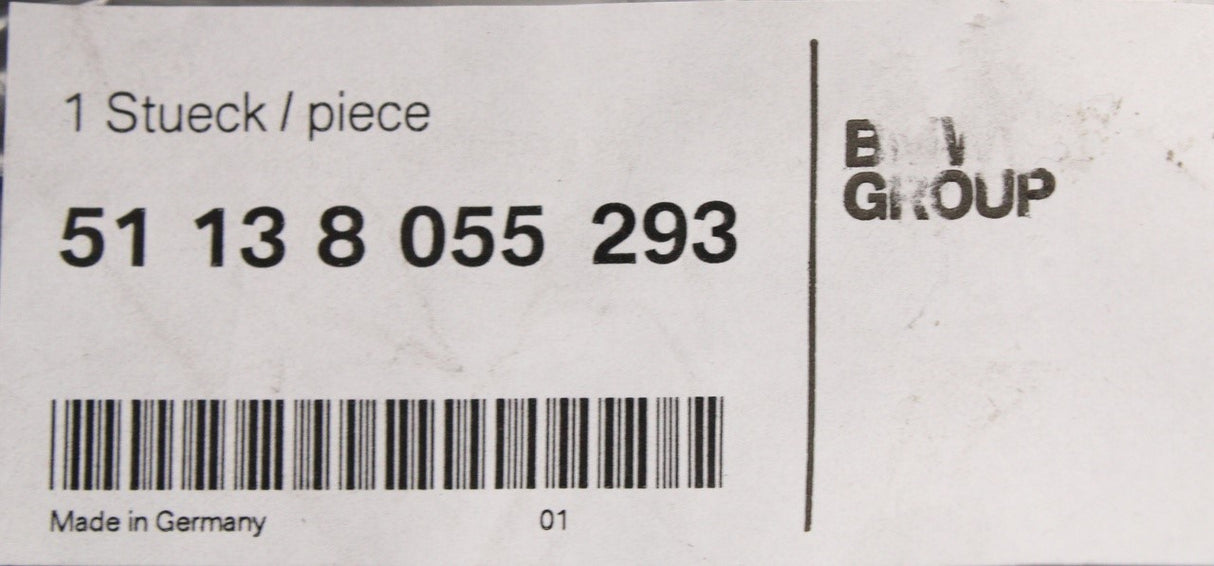 BMW 1 series F20 F21 2011-14 number plate support (front) 51138055293