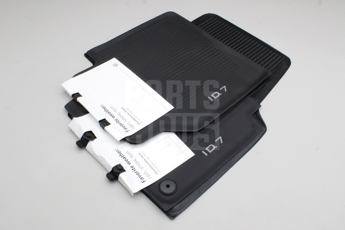 VW ID.7 2023-on rubber all weather floor mats (front & rear) 14C061502 / 512