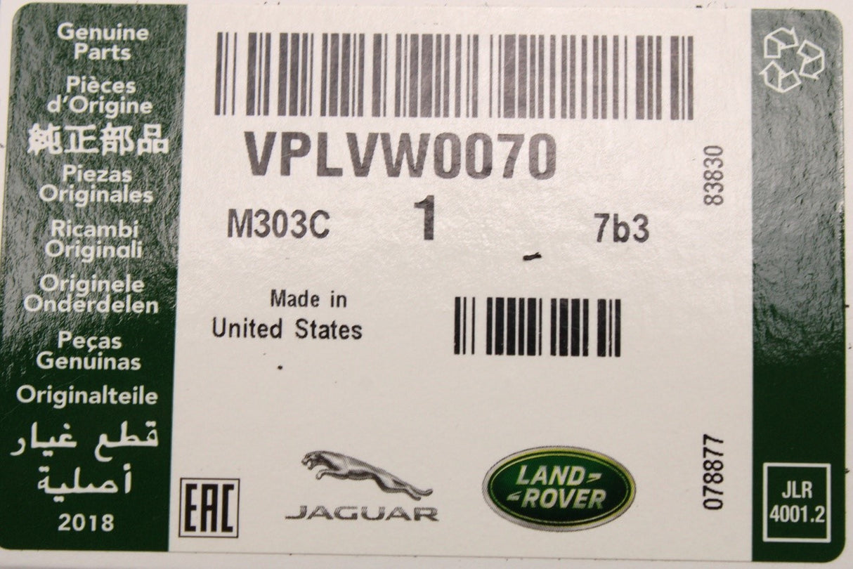 Range Rover Evoque 12-on Velar 17-on black wheel nut kit (x20) VPLVW0070