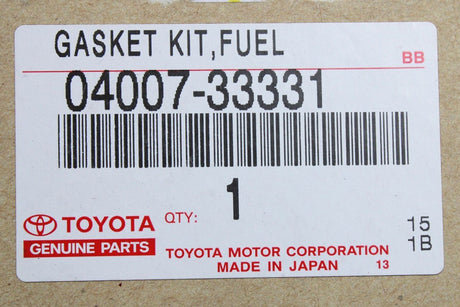 Toyota fuel gasket kit 04007-33331