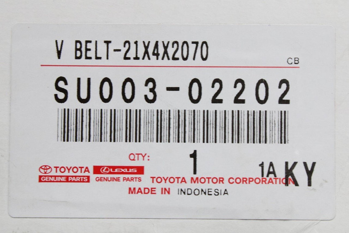Toyota Subaru auxiliary v-belt SU003-02202