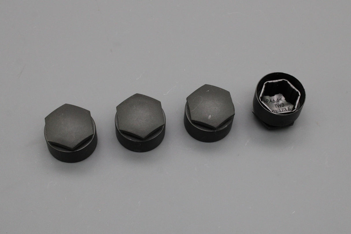 SEAT Ibiza Leon wheel bolt cap covers set (x4) 4M0601173E 9B9