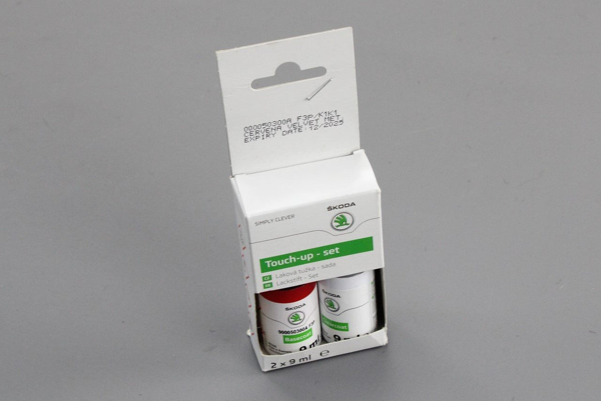Skoda touch up paint set (velvet red metallic) 000050300 V5F