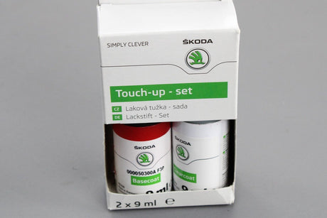 Skoda touch up paint set (velvet red metallic) 000050300 V5F