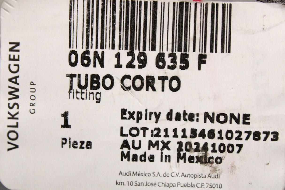 Audi Q5 2017-2025 2.0 TFSI turbo intake pipe 06N129635F