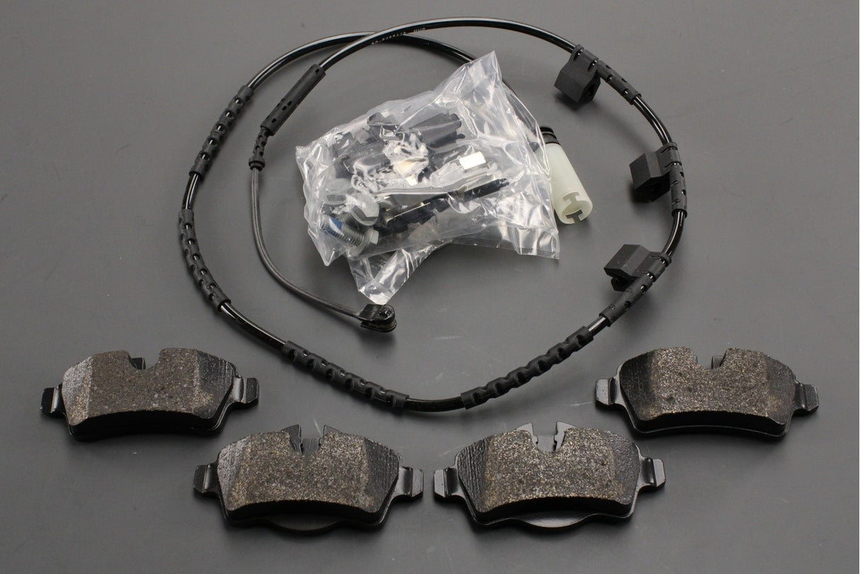 MINI R55 R56 R57 R58 R59 brake pads with wear sensor (rear) 34212289155