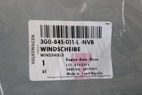 VW Passat B8 2015- Front windscreen glass 3G0845011LNVB