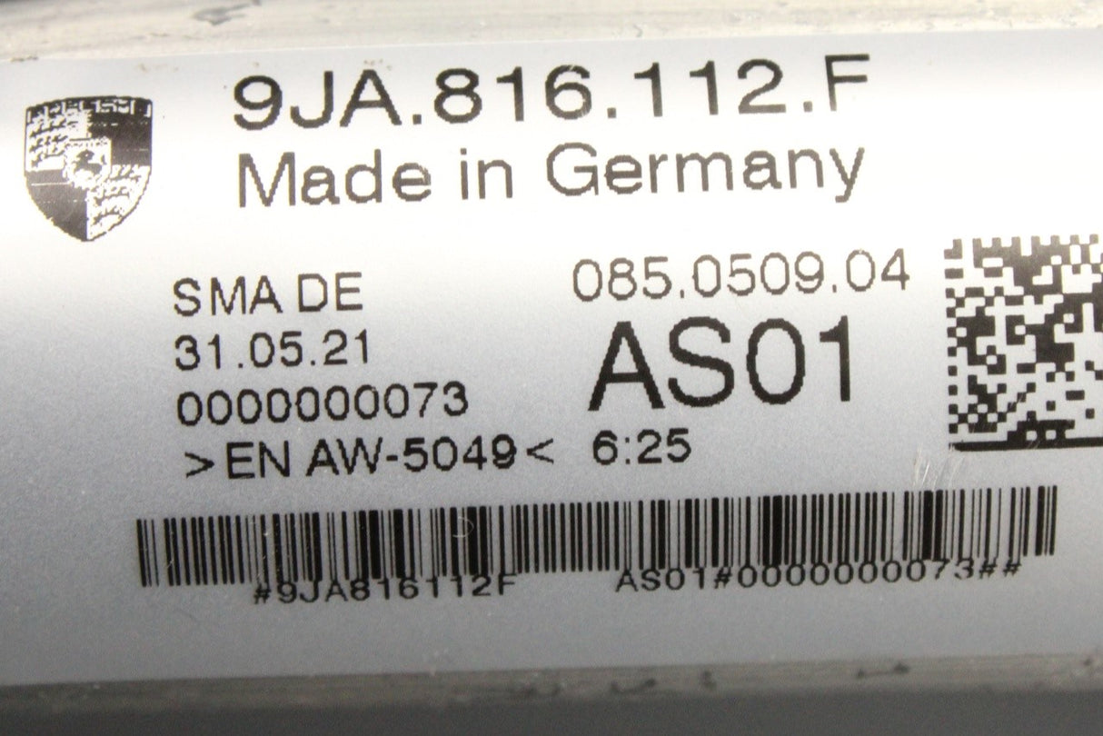 Audi e-tron GT 2021-on RHD air conditioning pipe 9JA816112F
