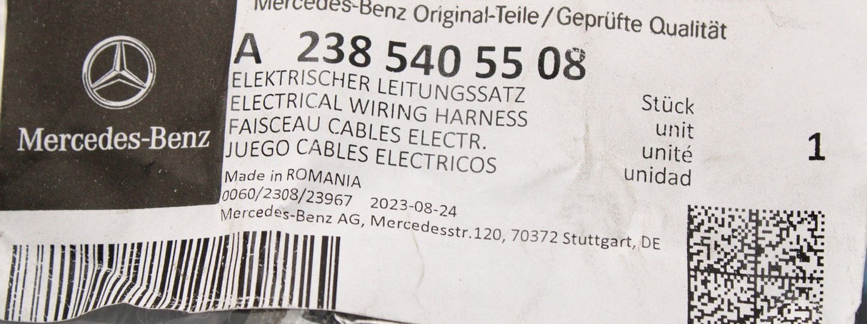 Mercedes-Benz E-Class W238 wiring harness A2385405508