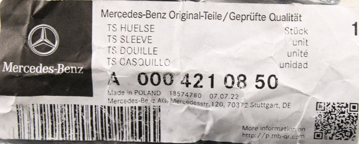 Mercedes-Benz Sprinter W906 brake caliper guide bolt kit A0004210850