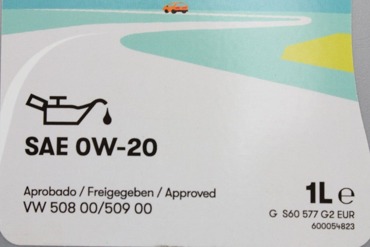SEAT Longlife 0W-20 advanced fuel economy engine oil (1L) GS60577G2EUR