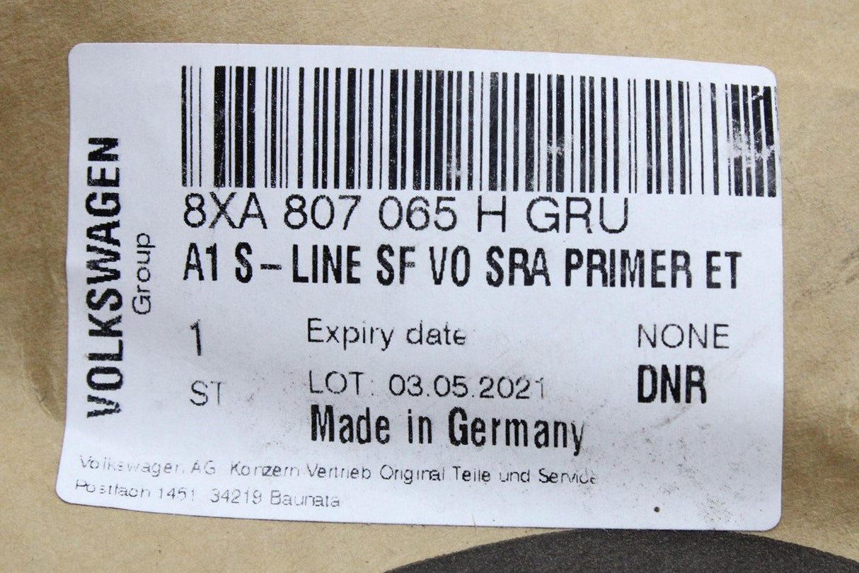 Audi A1 2015-18 S-Line front bumper cover (primed) 8XA807065H GRU