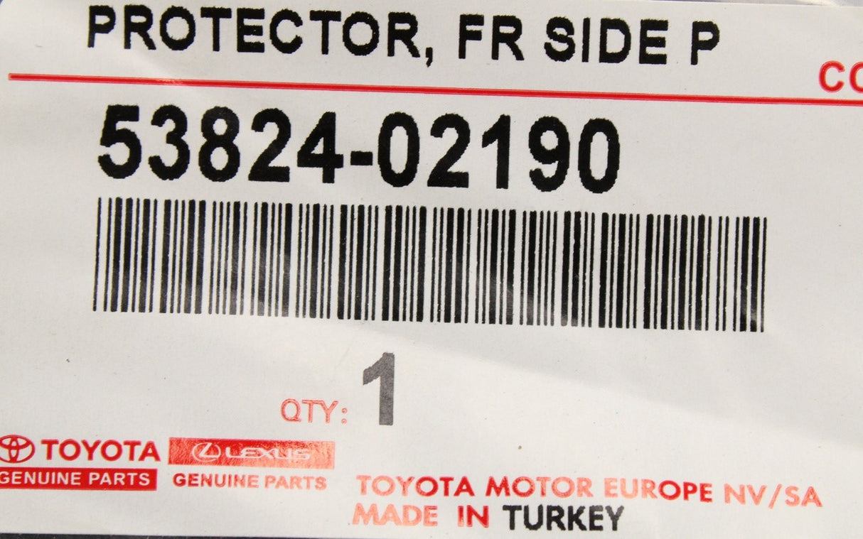 Toyota Corolla 2019-on front lower windscreen trim (left) 53824-02190