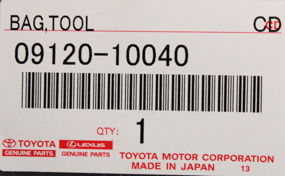 Toyota tool bag 09120-10040