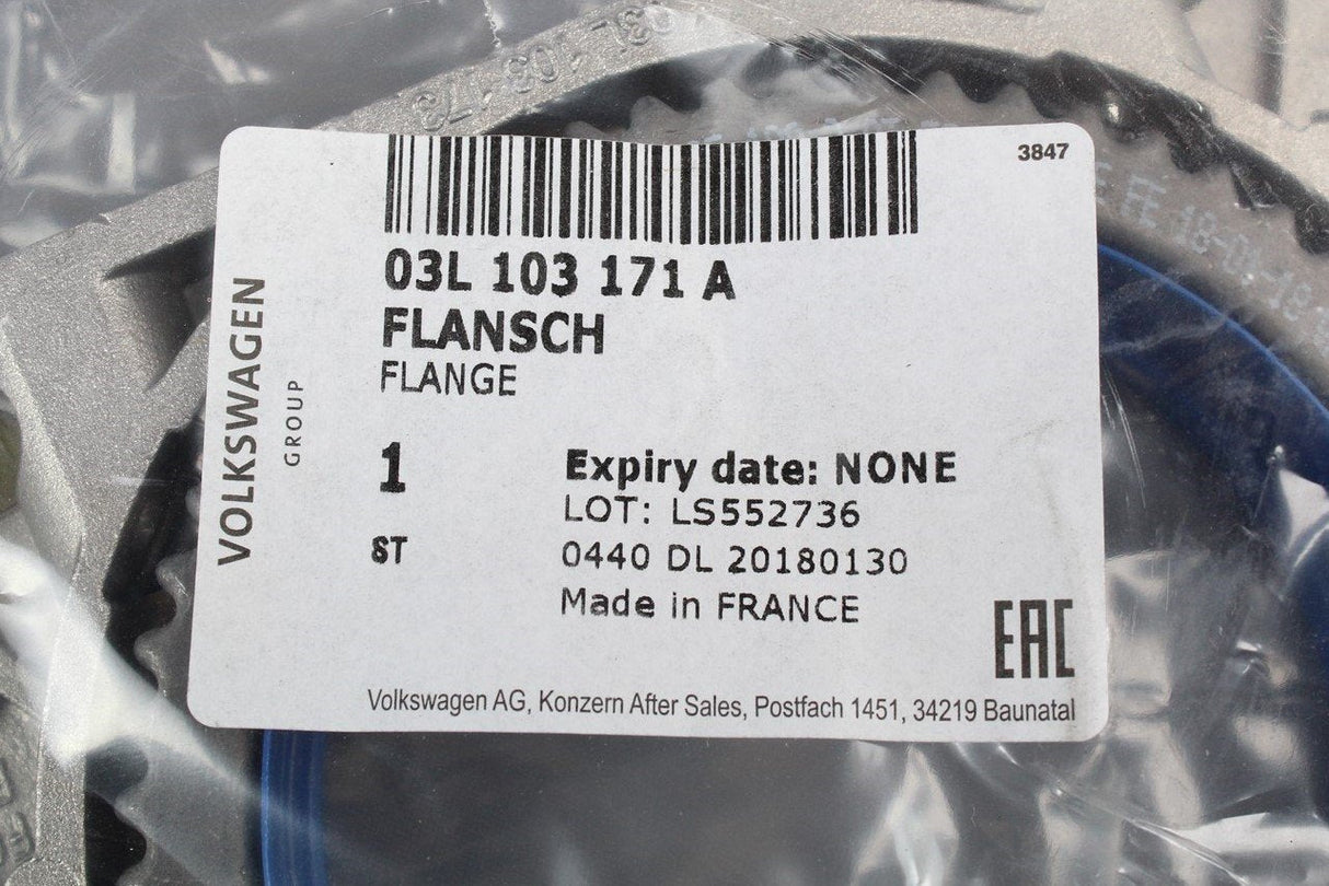 VW Audi Skoda SEAT 1.6 2.0 TDI crankshaft rear oil seal 03L103171A