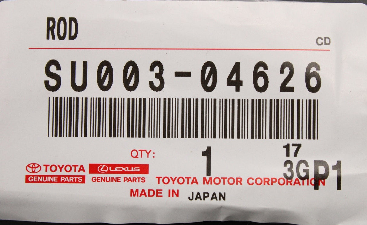 Toyota 86 GT86 GR86 2012-on battery carrier securing rod SU003-04626