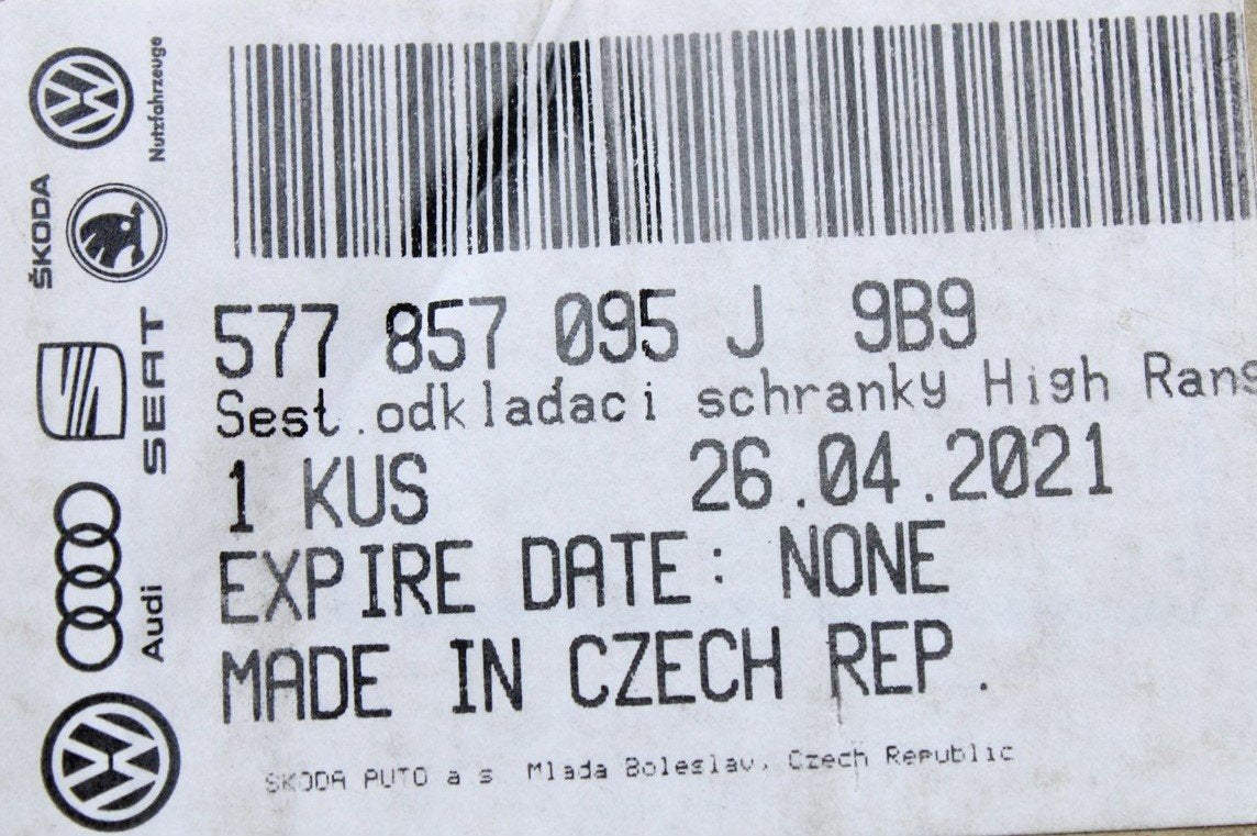 SEAT Ateca 2016-on glovebox compartment (RHD) 577857095J 9B9