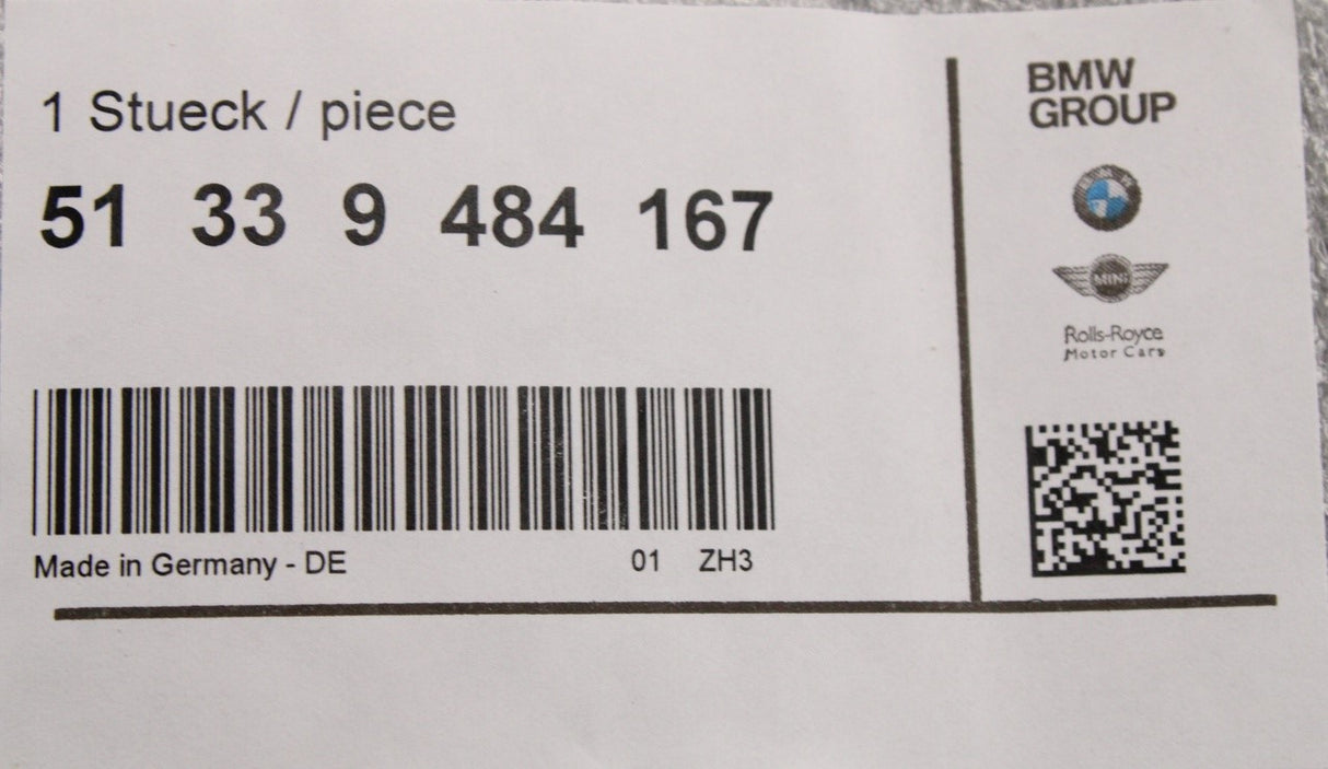 BMW X2 F39 2017-2020 front door window frame trim (left) 51339484167