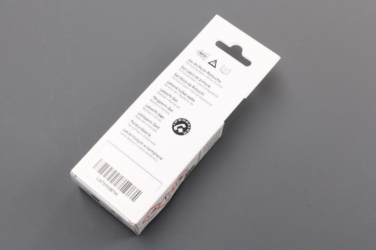 VW Touch up paint set x2 9ml Tungsten Silver Metallic LB7W LST0M2B7W