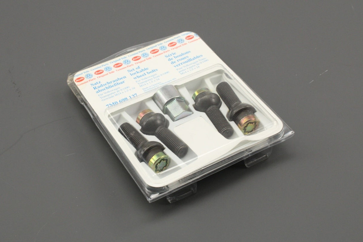 VW Transporter T4 96-04 locking wheel bolts set 7M0698137