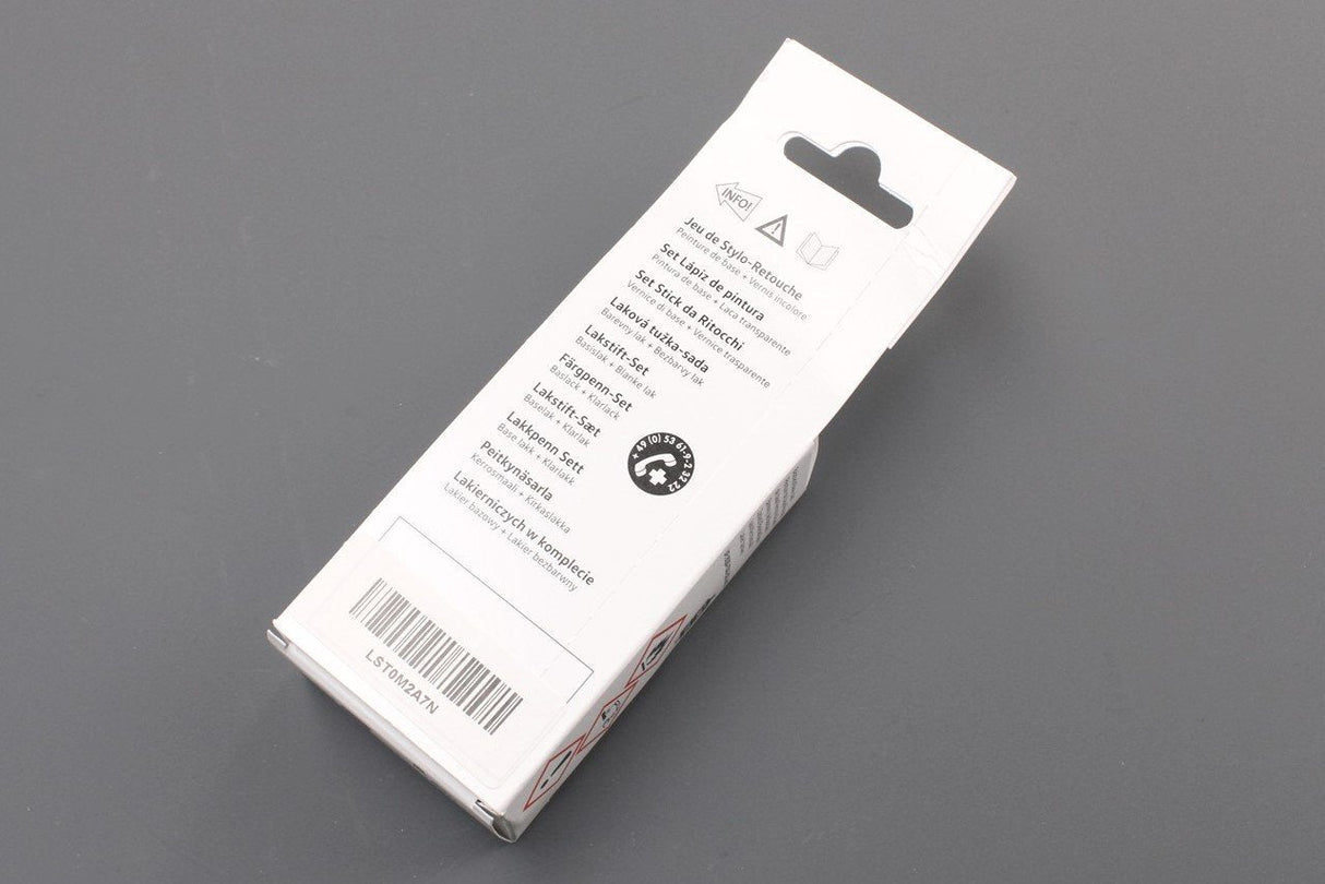 VW Touch up paint set x2 9ml Limestone Grey Metallic LA7N LST0M2A7N