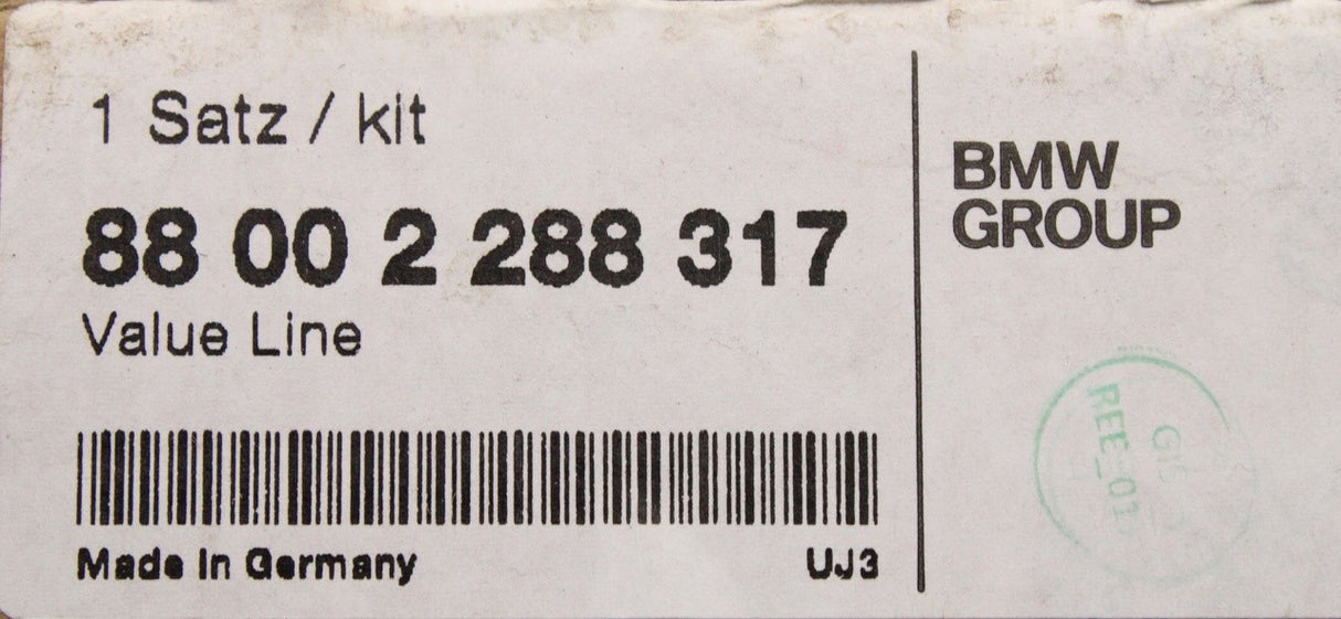 BMW E90 E91 E92 E93 service kit (325d 330d 330xd 335d) 88002288317