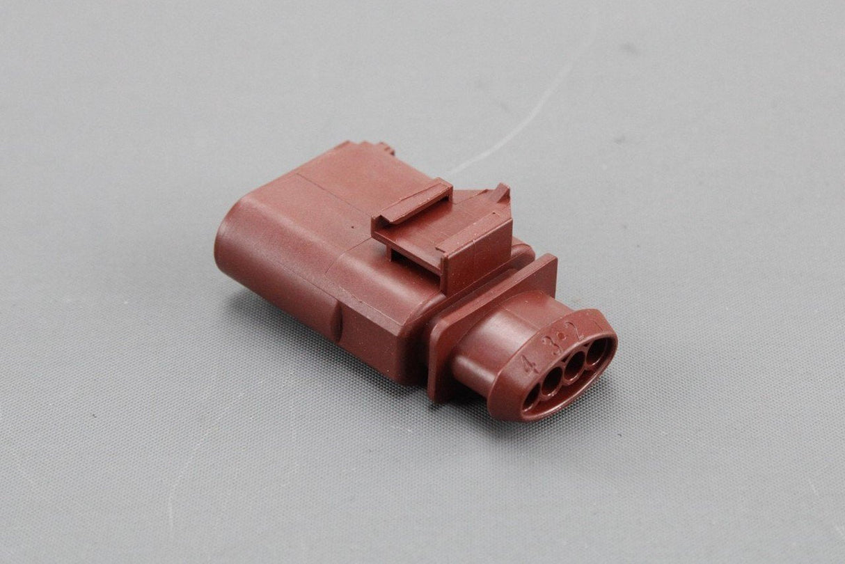 VW Audi Skoda SEAT connector plug housing brown (4 pin) 1K0973804A