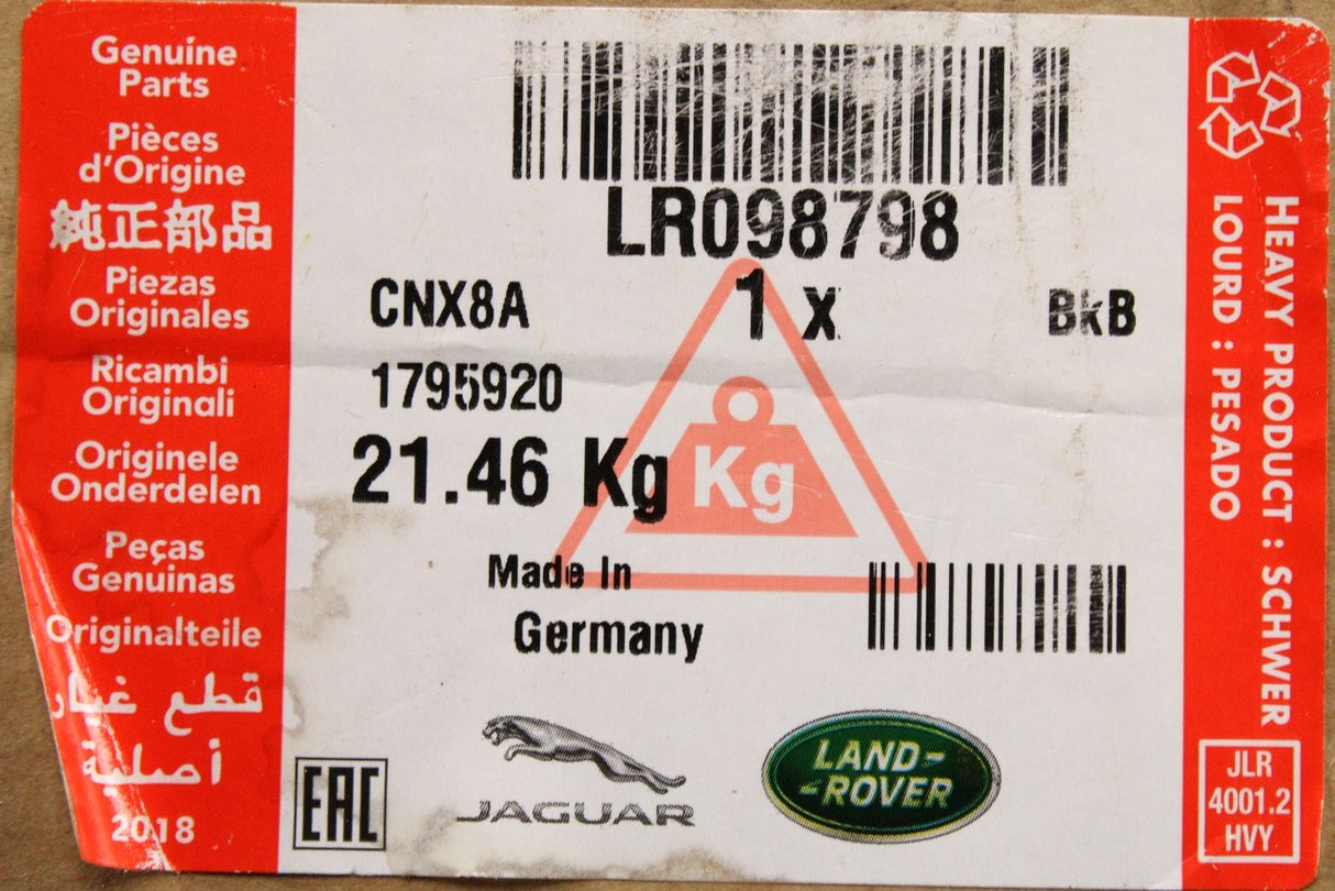 Range Rover 2013-2022 single flute style alloy wheel (21") LR098798