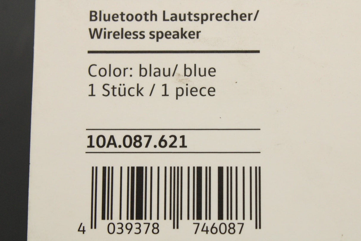 VW ID portable Bluetooth speaker 10A087621