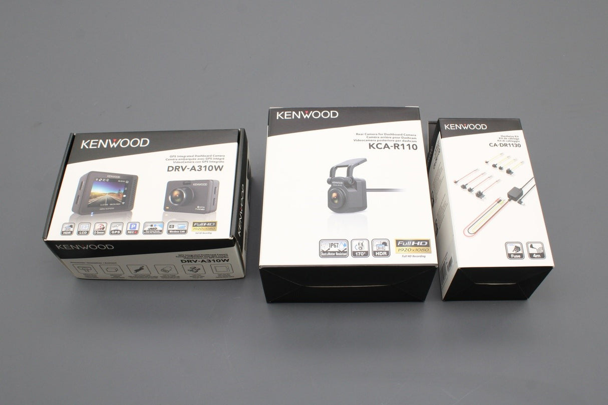 VW accessory Kenwood DRV-A310R11CA front & rear dash cam ZGB000052310CA