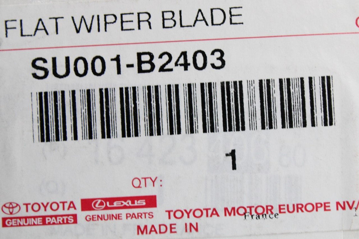 Toyota Proace Peugeot Expert 2016-on wiper blade (20") SU001-B2403