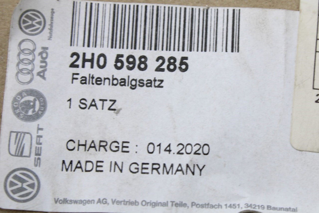 VW Amarok 2011-21 propshaft joint protective sleeve (front) 2H0598285