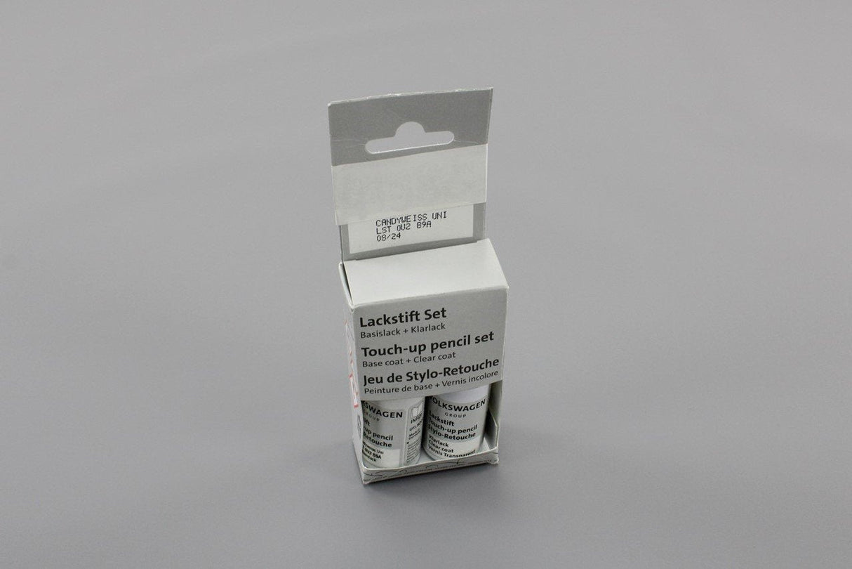 VW Touch up paint set x2 9ml Candy White LB9A LST0U2B9A