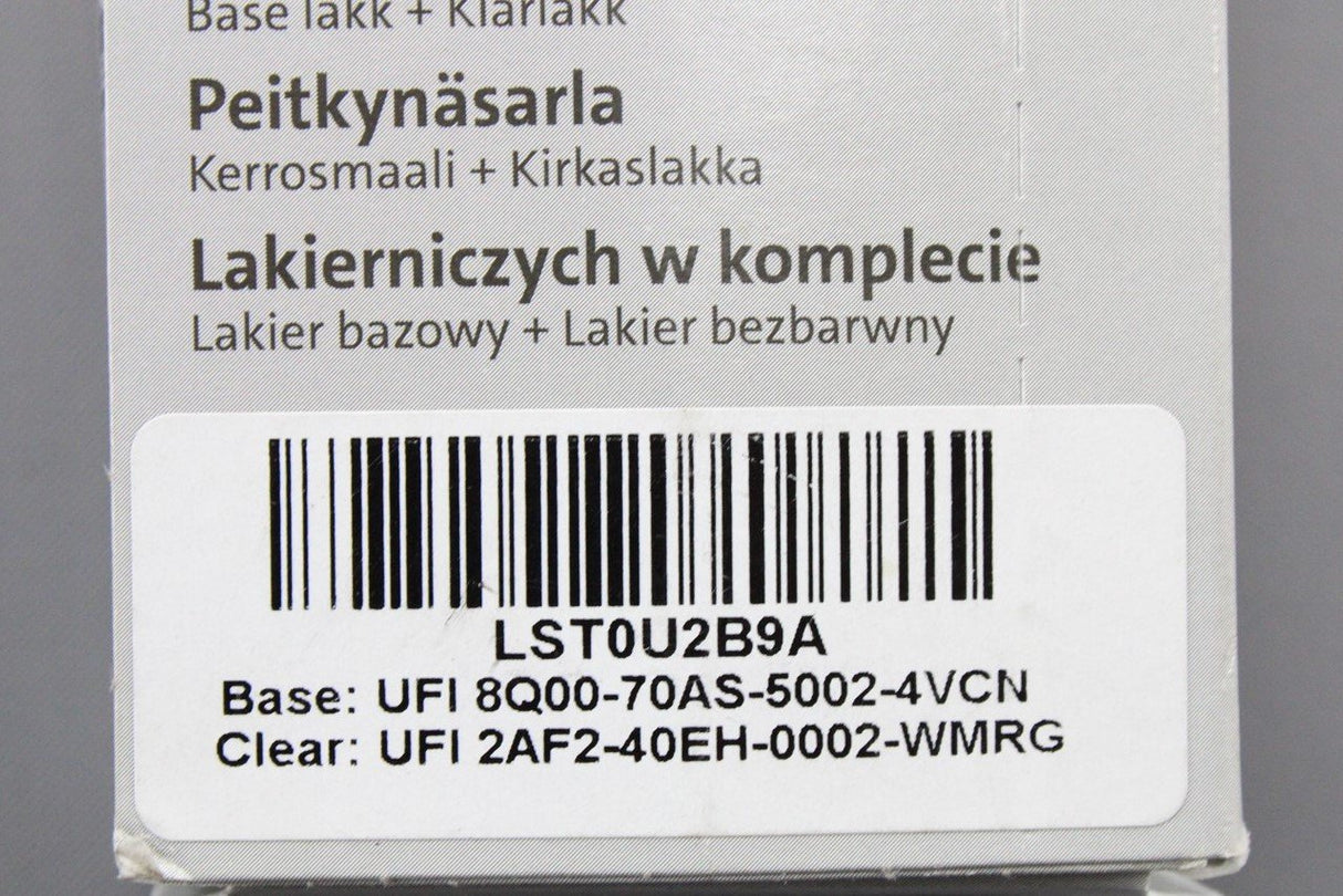 VW Touch up paint set x2 9ml Candy White LB9A LST0U2B9A