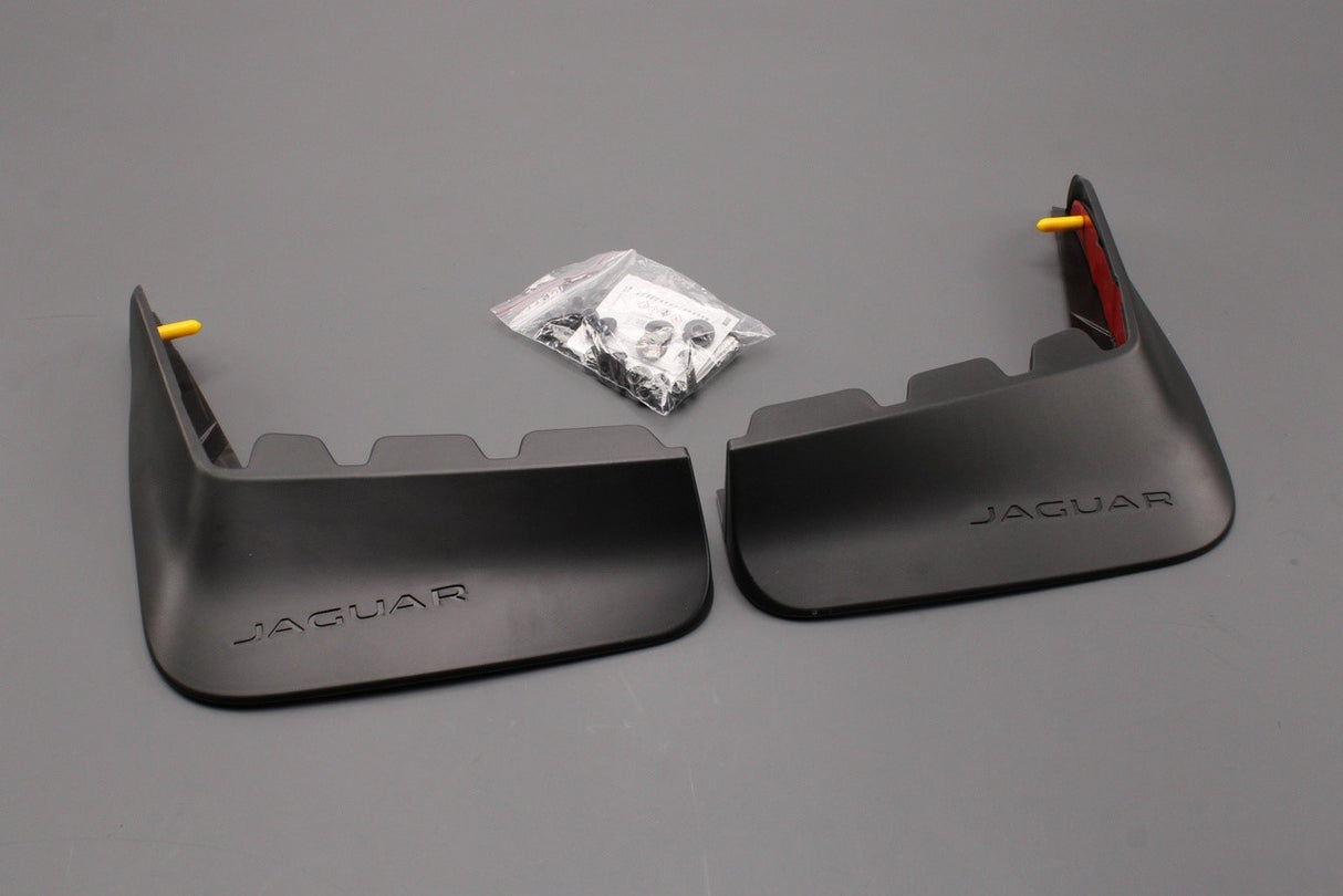 Jaguar F-Pace SVR 2016-on mud flaps (rear) T4A27268