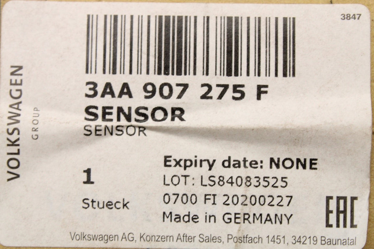 VW CC Tiguan 2012-2018 tyre pressure sensor (433mhz) 3AA907275F