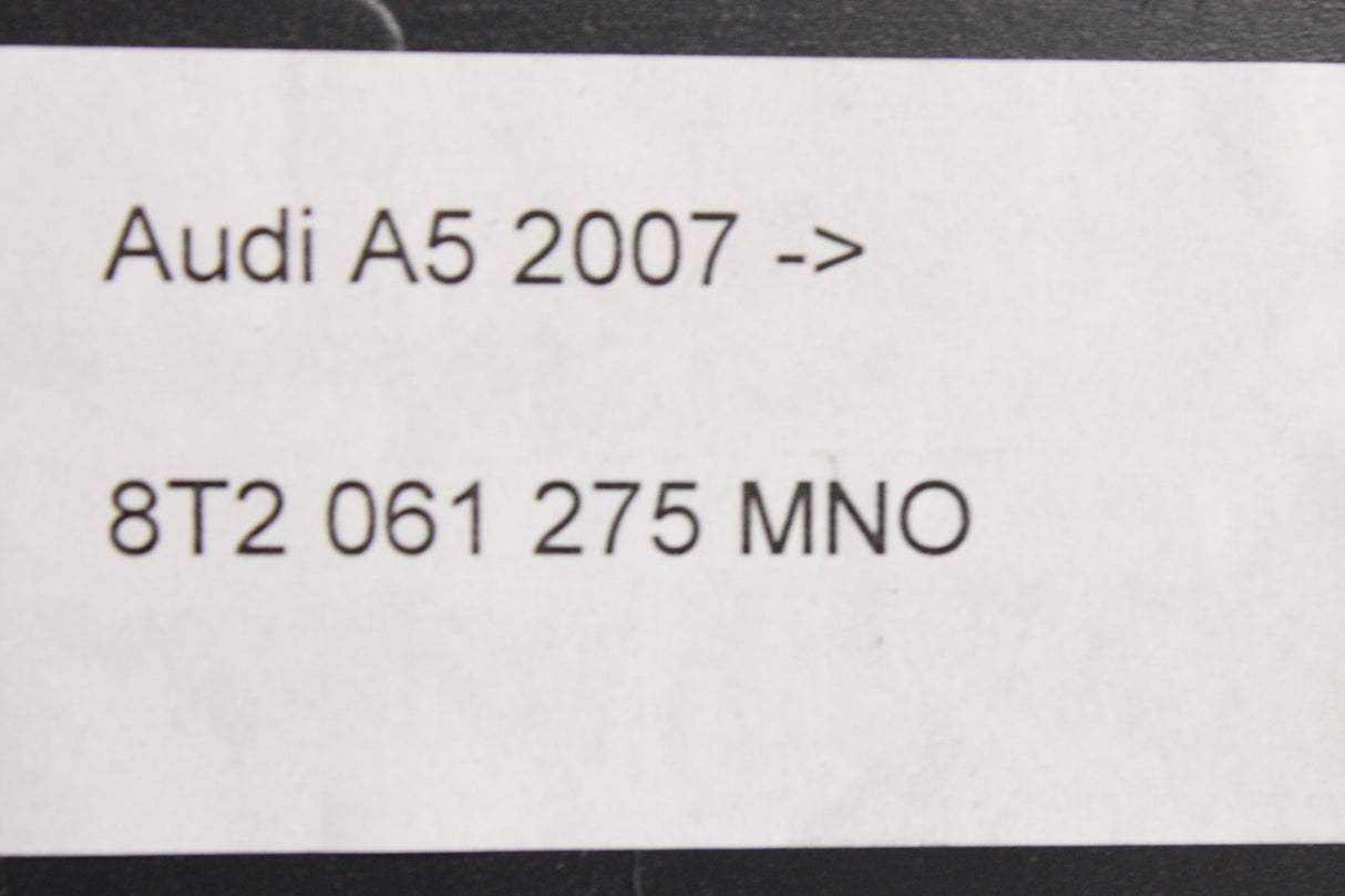 Audi A5 2007-2016 RHD premium textile floor mats (front) 8T2061275 MNO