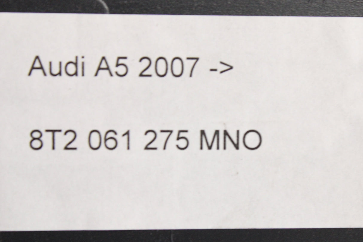 Audi A5 2007-2016 RHD premium textile floor mats (front) 8T2061275 MNO