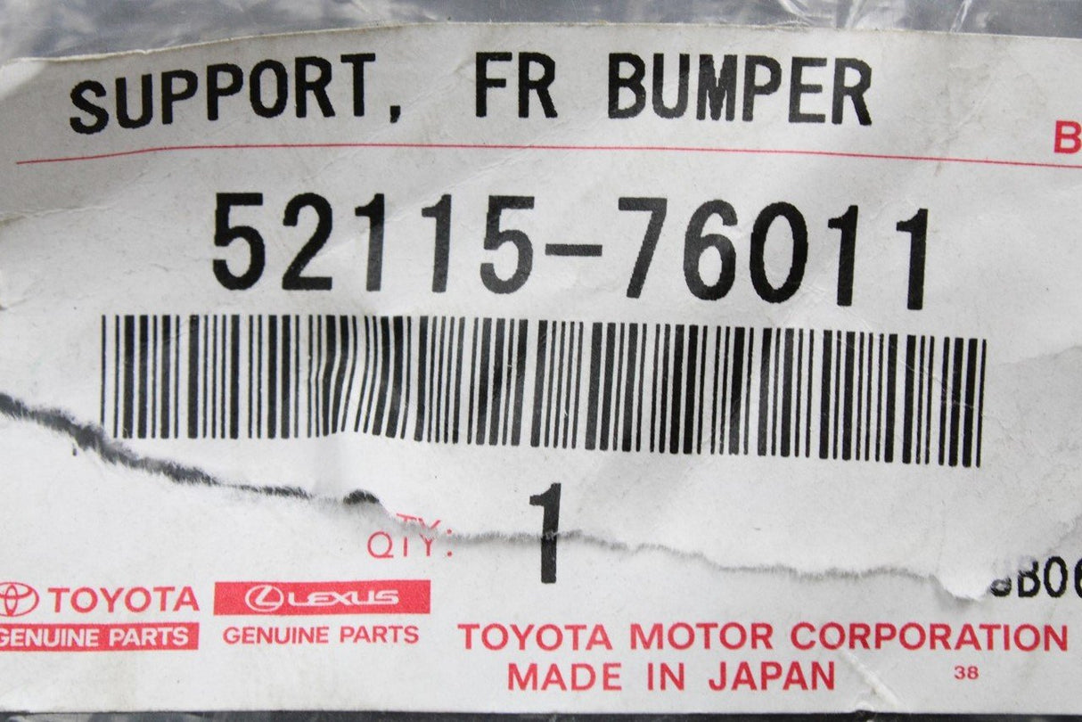 Lexus CT200H 2010-on bumper support (front right) 52115-76011