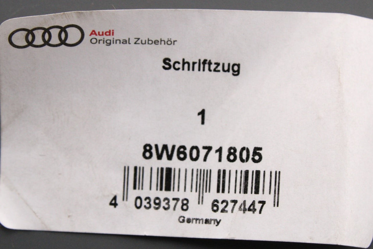 Audi S5 2017-on gloss black front grille emblem badge 8W6071805
