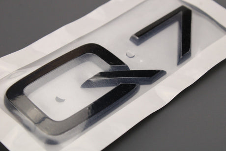Audi Q7 2016-on gloss black rear boot lid badge 4M0071803