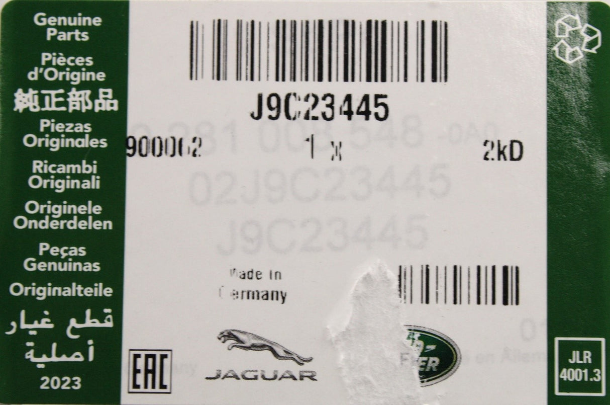 Jaguar E-Pace 2017-on exhaust NOx sensor (front) J9C23445
