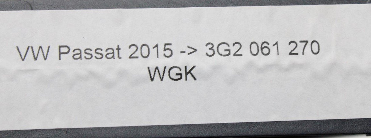 VW Passat B8 2015-2021 premium carpet floor mat set (RHD) 3G2061270 WGK