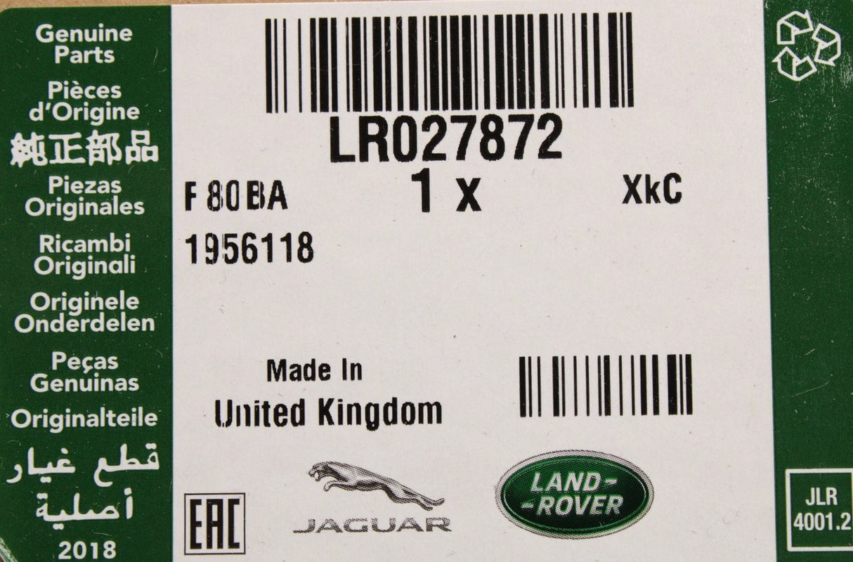 Range Rover Evoque 2012-2018 2.0L exhaust finishing trim (left) LR027872