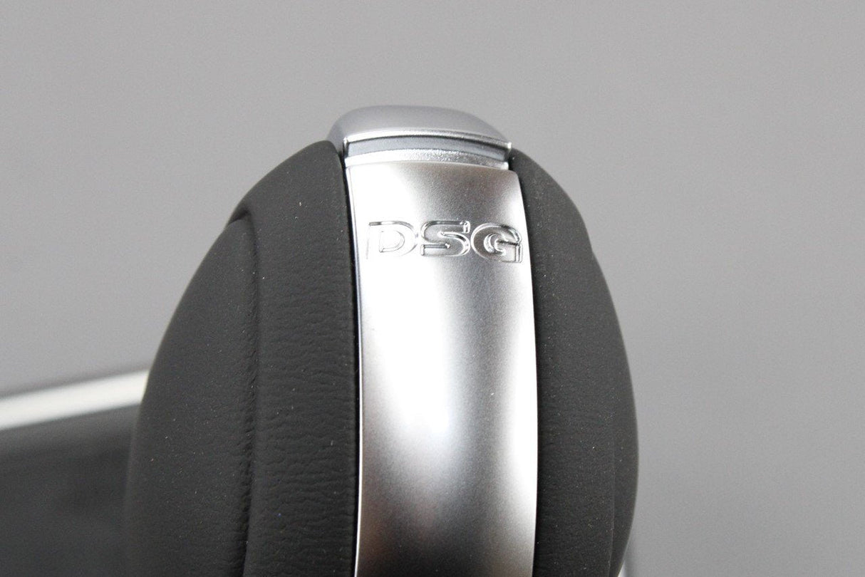 VW Caddy 2016-21 DSG leather gearstick lever knob (RHD) 2K2713203B UMF