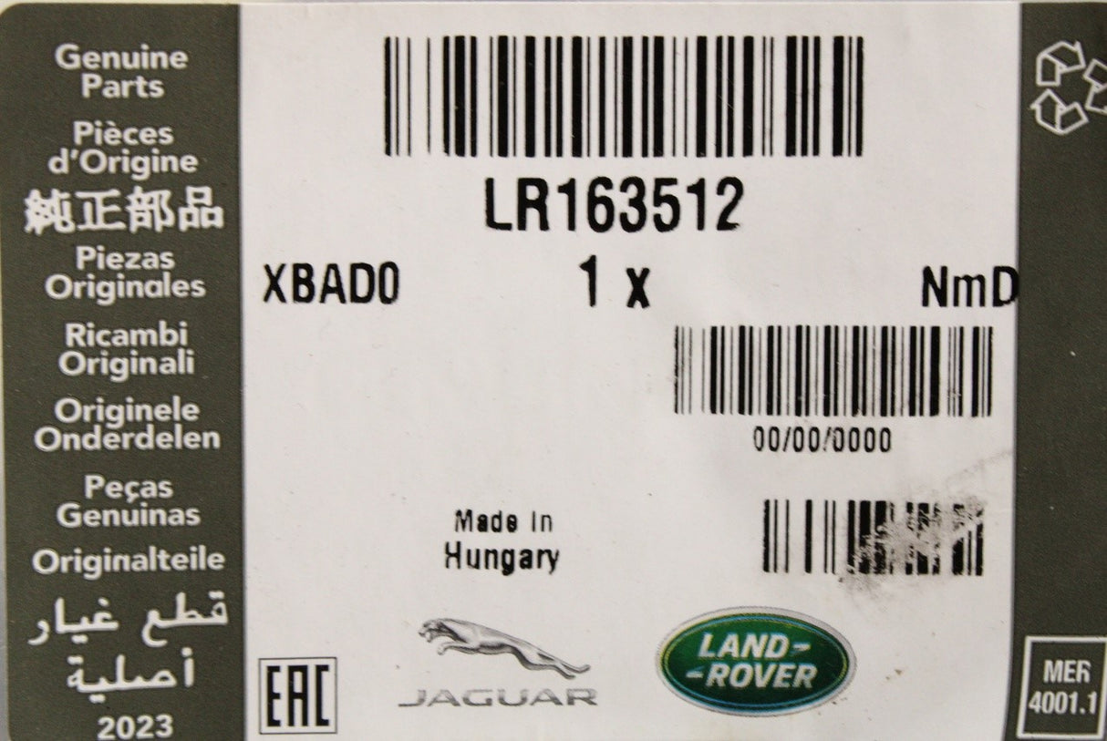 Land Rover Defender 2020-on boot compartment gap hider (ebony) LR163512