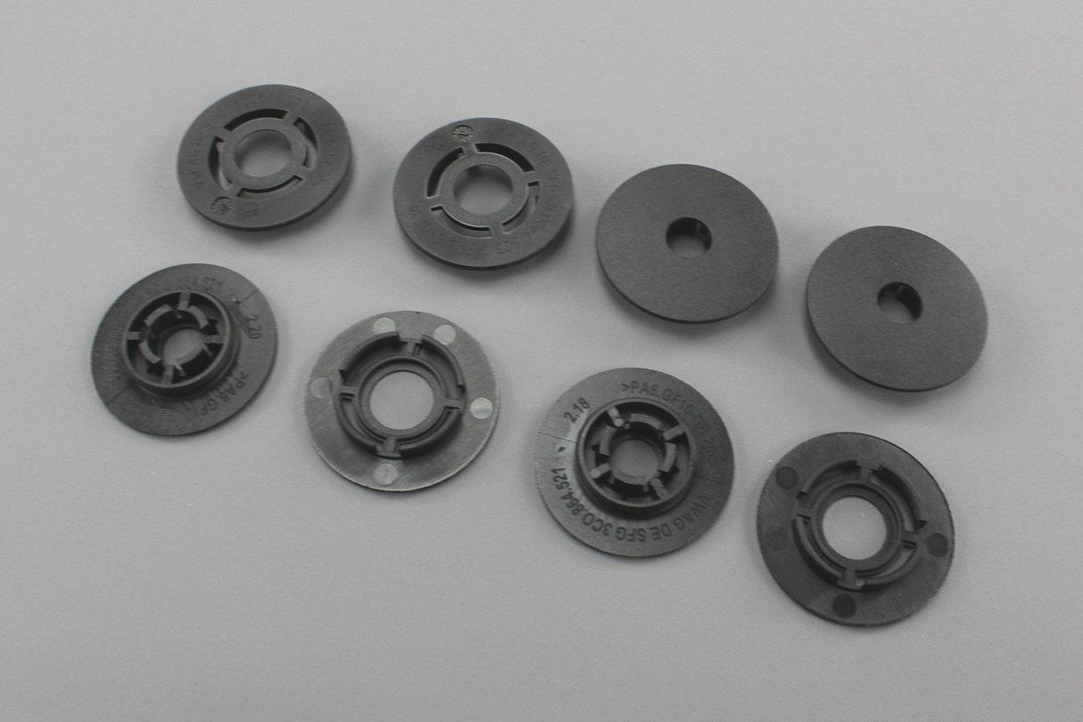 VW front floor mat fixing point set (x4) 3C0061795 9B9